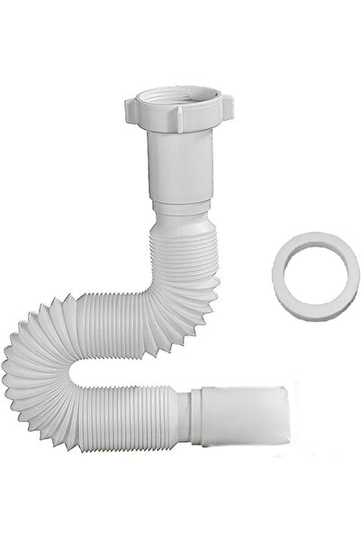 Generic Universal Pipe Expandable Flexible P-shaped Siphon for Kitchen Sink