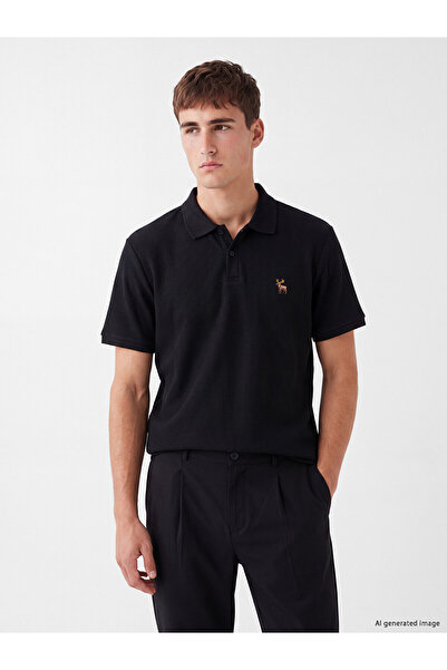 LC Waikiki Peak New Season Polo Collar Embroidered Men's T-Shirt