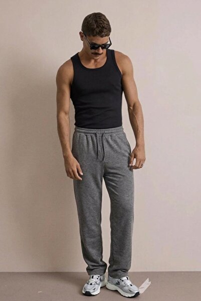 comstar Men's Loose-Fit Comfortable Smoked Sweatpants