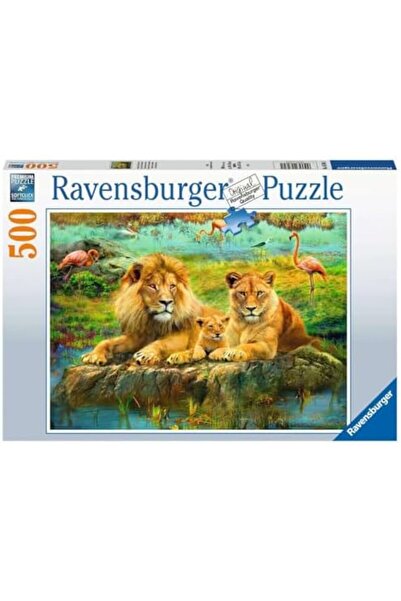 Yıldızan متجر ميلا لمستحضرات التجميل 500p Puzzle Aslan Ailesi، لغز الصور المق...