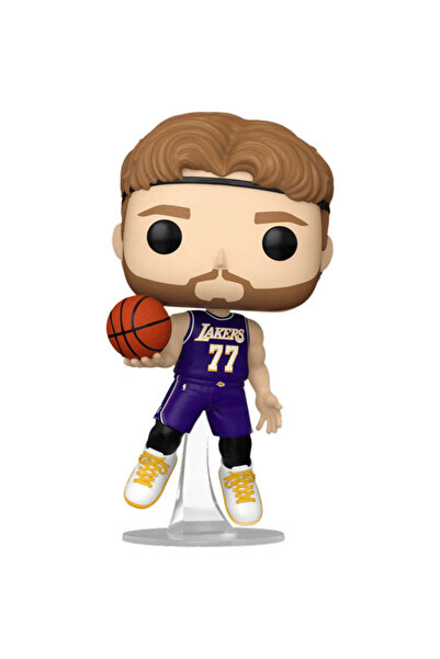 Funko زي كرة السلة NBA ليكرز - زي لوكا دونتشي باللون الأرجواني (حصري)