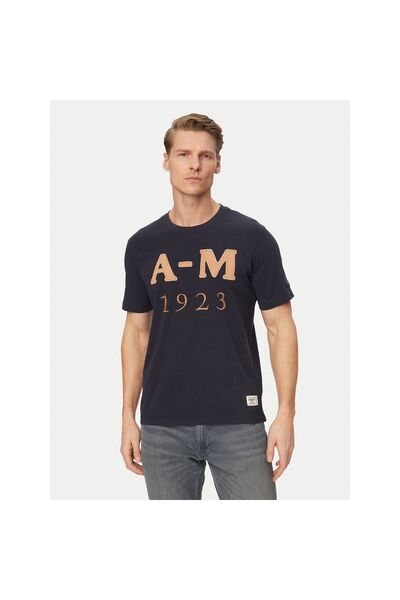 Aeronautica Militare Tricou bărbătesc 261TS2526UJ00686 Bleumarin