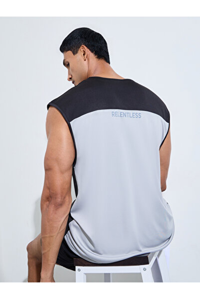Styli Men Oversized Color Block Tank