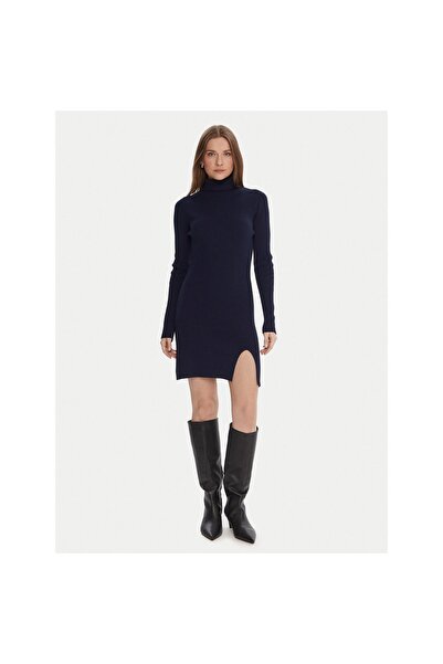 Kontatto Rochie tricotată de damă 3M0827C Bleumarin