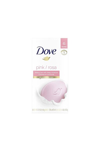 Dove Pink Rosa Beauty Bar - Moisturizing Soap for Sensitive Skin (6 Pack) 637g
