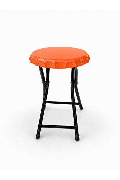 Worz Store Katlanabilir Metal Gazoz Kapağı Tabure Ev Bahçe Balkon ve Dış Meka...