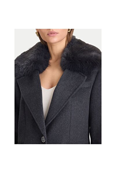 Guess Palton de lână pentru femei W5BL19W2642 Gri