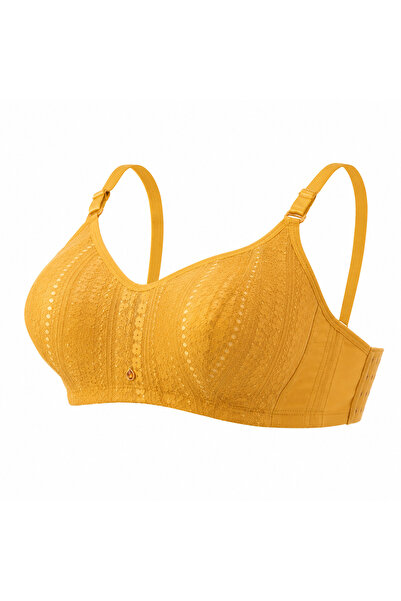 MADE Women's Bra with Lace, Size 58