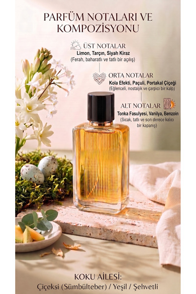DOA KOZMETİK T COLA Unisex Parfüm EDP 50 ml - Kola, Kiraz, Tarçın ve Vanilya ...