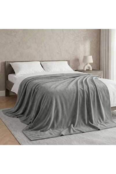 PAN HOME Sorine Polar Fleece Blanket 120x150cm - Grey