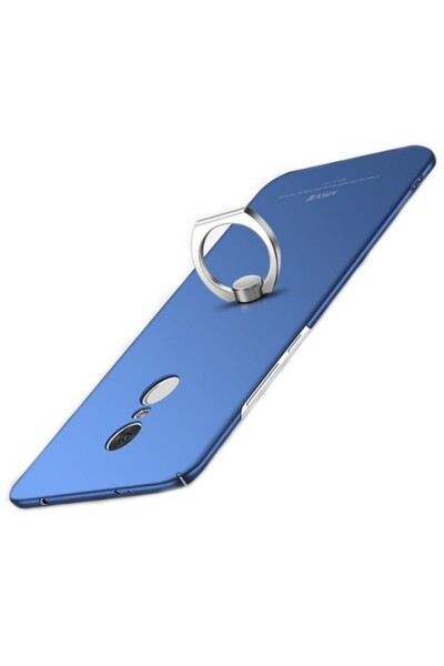 MSVII Ματ Θήκη Πλάτης (Xiaomi Redmi Note 4X) (Snapdragon) (Blue-Ring)