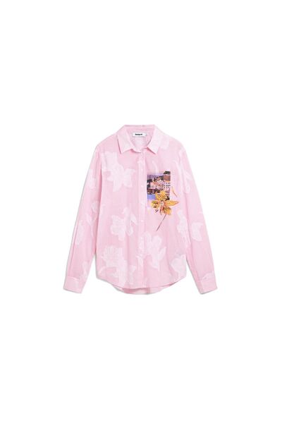 Desigual Cămașă de damă 26SWCW12 Roz