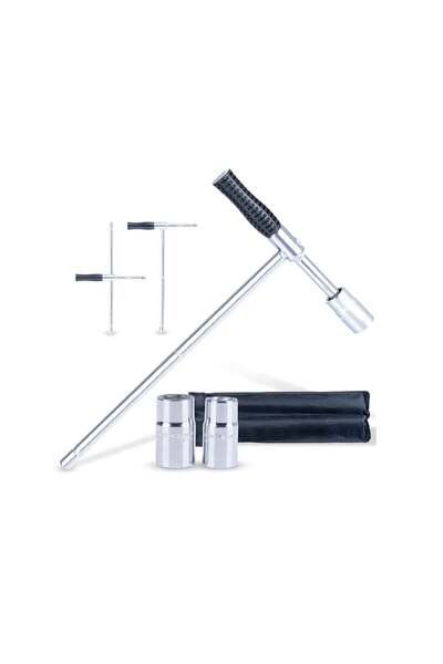 GEKO Cheie pliabilă pentru roți, 17x19mm + 21x23mm, CrV, G10045