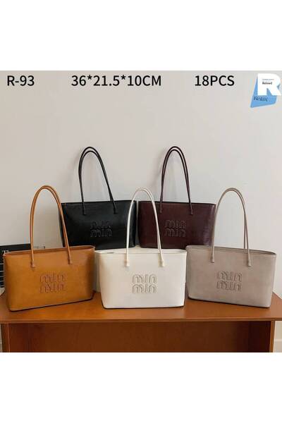 Relax for bags Tote Shoulder Bag for Women Large Capacity Soft Leather with E...