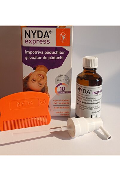 Nyda Spray pentru par express, impotriva paduchilor si oualor de paduchi, 100g