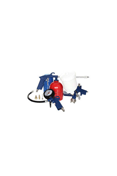 Kraft&dele Set de aer comprimat, pistol de vopsit pneumatic, 8 piese, KD 413