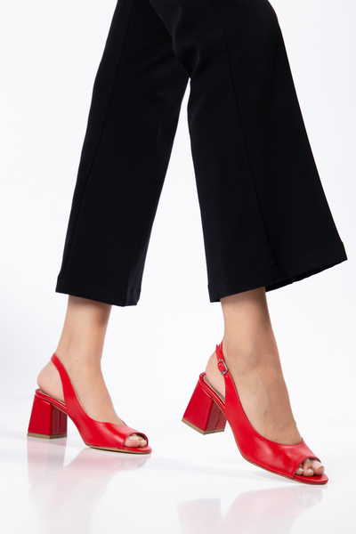 Armi Shoes Kadın Yuvarlak Ağızlı Topuklu Ayakkabı