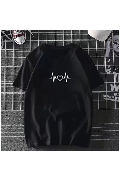 classy moda Unisex Colorful Oversize Printed T-Shirt Streetwear Comfortable F...
