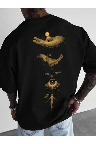 classy moda Unisex Colorful Oversize Printed T-Shirt Streetwear Comfortable F...