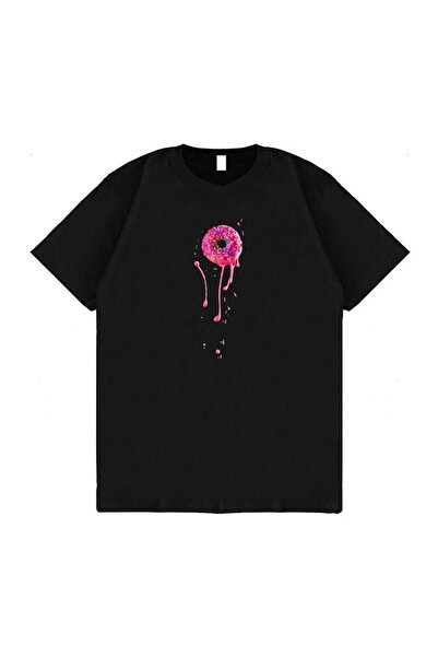 classy moda Unisex Colorful Oversize Printed T-Shirt Streetwear Comfortable F...