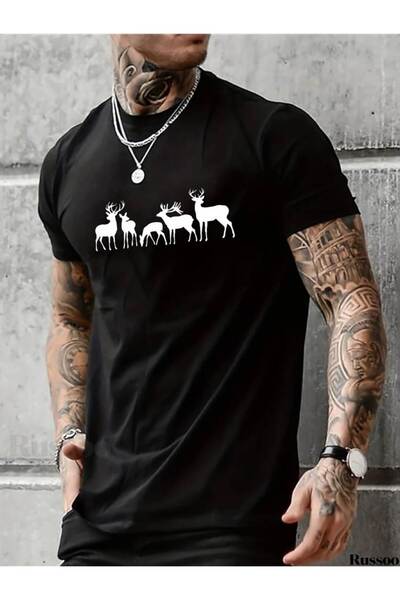 classy moda Unisex Colorful Oversize Printed T-Shirt Streetwear Comfortable F...