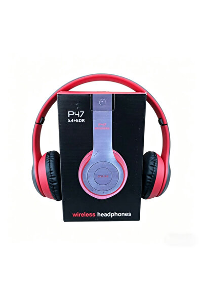 Choice4 VIKEFON Red Stereo P47 Headset 5.0 Bluetooth Headset Folding Series W...