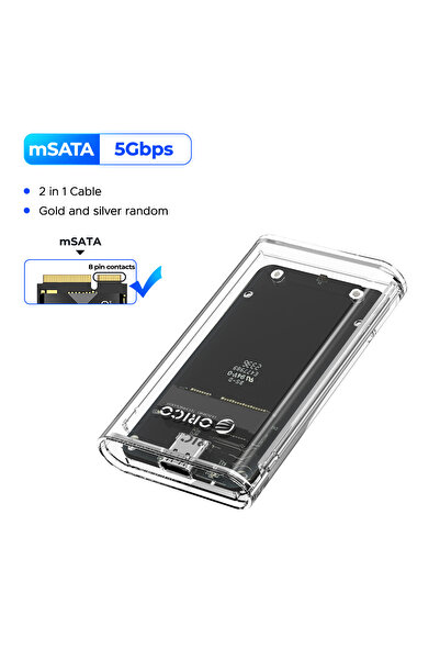 Choice Orico Transparent mSATA ORICO-Transparent External Adapter Mini mSATA ...