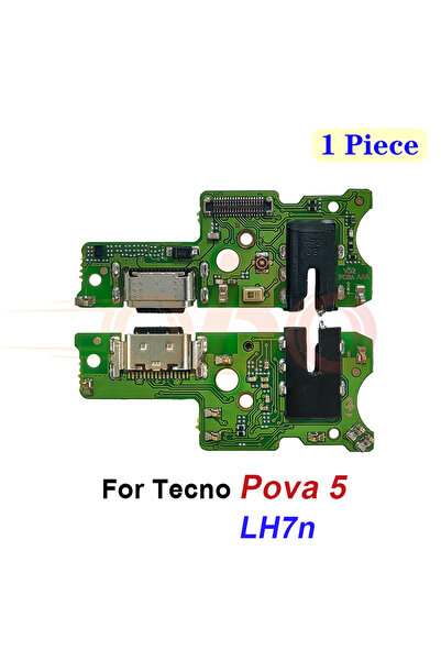 Choice Pova5 LH7n USB Charging Port Board For Tecno Pova 4 5 6 Pro Neo LG7n L...