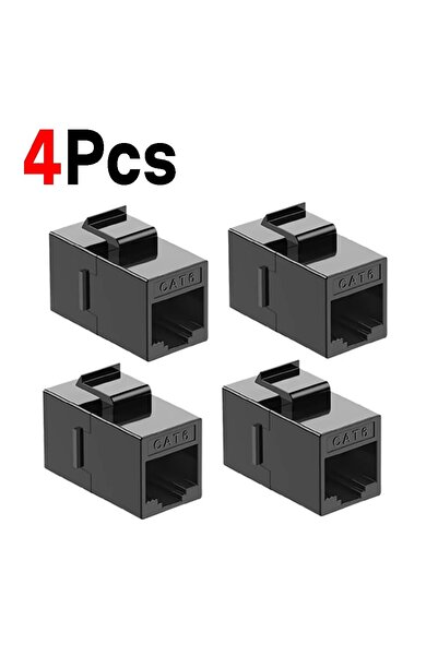 choice2 4PCS 2-10pcs RJ45 Connector Cat 6 Ethernet Network Cable Extender Key...