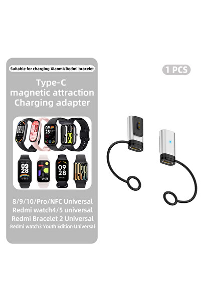 choice2 XM-MI-ZJT-YS Type C Charging Adapter for Band 10/9/8 Redmi Watch 5/4 ...