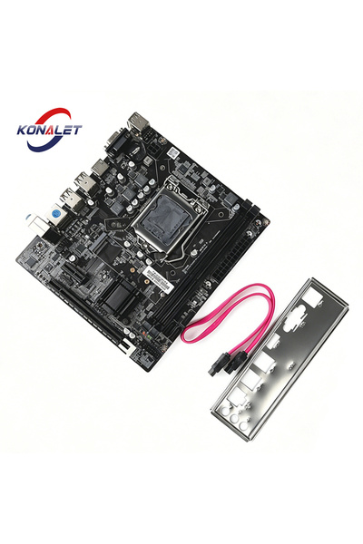 Choice لوحة أم KONALET H61، مقبس LGA 1155، ذاكرة DDR3 ثنائية القناة، منفذان D...