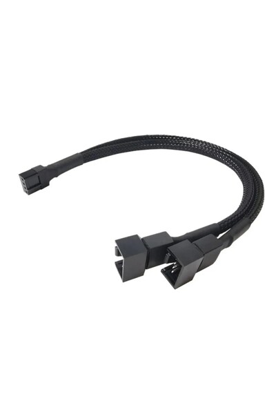 choice2 1to2-bk 1 to 5 PWM Fan Hub PC CPU Cooling 4PIN Fan Power Cable Hub Ad...