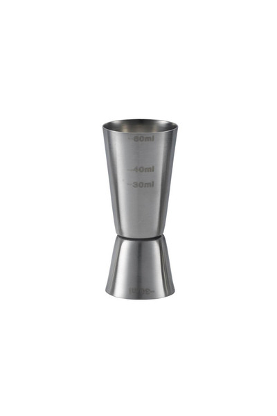 MAXHOME Διπλό Τζίγκερ Ποτών με χωρητικότητα 25/50ml, από ανοξείδωτο ατσάλι