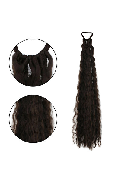 colezium Rubber Buckle Ponytail Fluffy Afro Daal / Dark Auburn