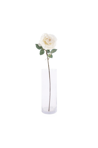 Midas Furniture POLYESTER ARTIFICIAL FLOWER 76CM WHITE AND GREEN