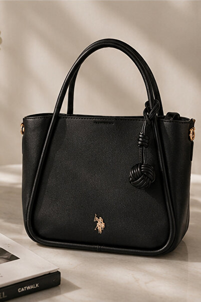 U.S. Polo Assn. USPA SHOULDER BAG US6555,BLACK