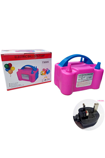 Other Dual Nozzle Portable Electric Balloon Pump UK Plug Fast Inflator for We...