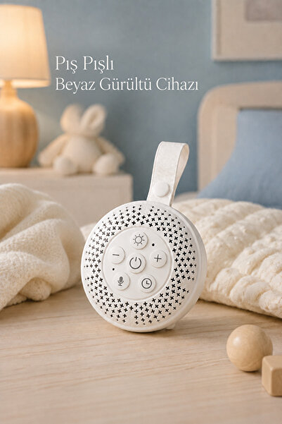 MAVLET Ses Kayıtlı Bebek Beyaz Gürültü Cihazı Pış Pışlı 16 Sesli