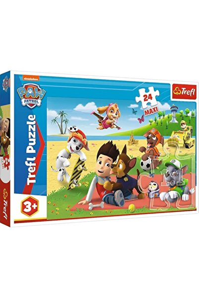 Trefl Puzzles - "24 Maxi" - Art on the Blanket/ Viacom Paw Patrol
