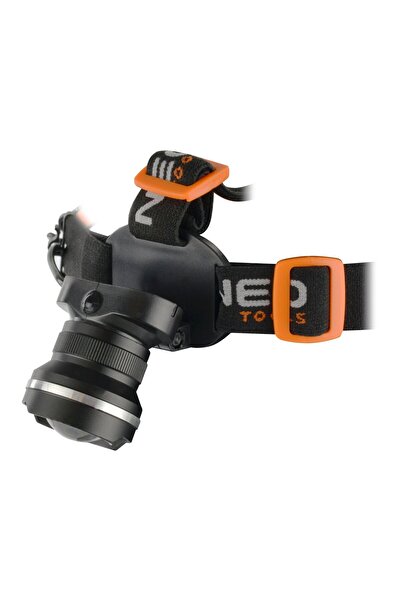 NEO Tools Lanternă frontală 400 lum, zoom, 3 baterii AAA NEO 99-200