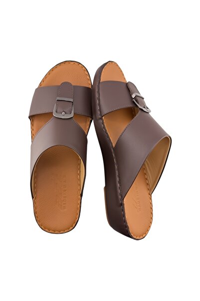 Cirino ( AN-2000 ) Handmade Arabic Men's Slippers | Outdoor Arabic Sandals Fo...