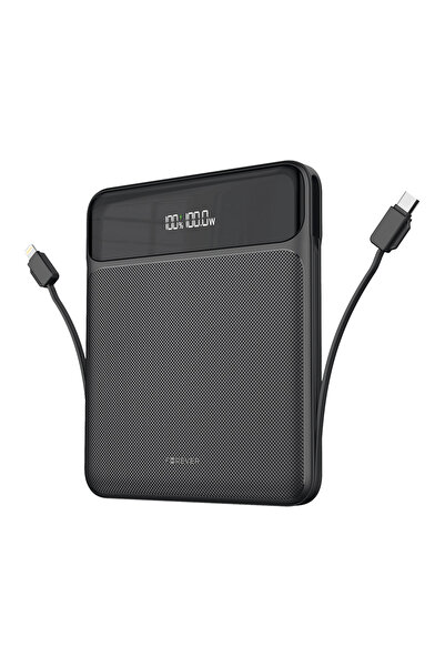 Forever TB-200 power bank, 100W, 20000mAh, συμβατό με λάπτοπ, μαύρο