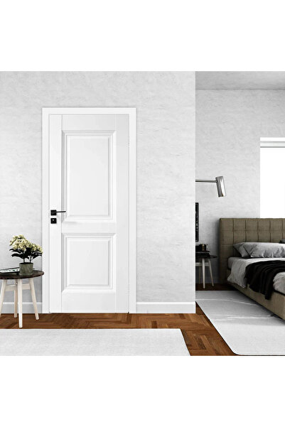 DECO Ușă de interior cu toc reglabil JYA 067 Alb