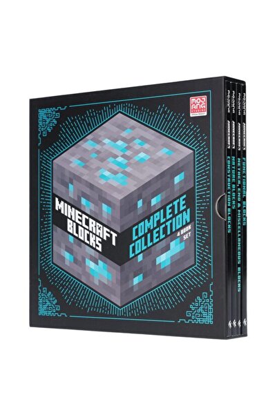 DEAN Blocuri Minecraft - Colecție Completă - Set de 4 Cărți în Cutie