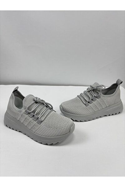 Nubbock Gray Women's Mesh Spotted Comfortable Lightweight Soft Sole Casual Sp...