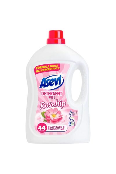 ASEVI Detergent pentru Rufe, Asevi, Lichid 2.376 L Trandafir Salbatic 44 spalari