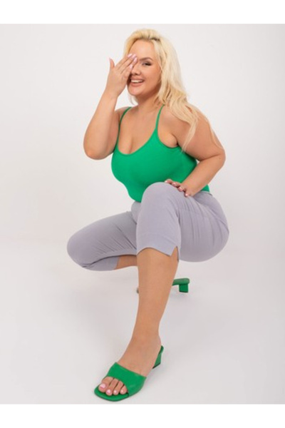 New Fashion Γυναικεία Παντελόνια, Νέα Μόδα, Ραγιόν, Ανοιχτό Γκρι, μοντέλο AT-...