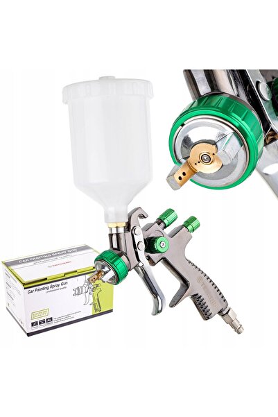 TC Technic Pistol de vopsit LVLP 2.0mm 600 ml cu reglare a debitului de aer/v...
