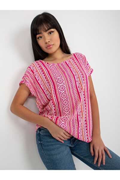 Sublevel Bluza Dama, Sublevel, Viscoza, Maneca scurta, Roz, model D73771R10978P