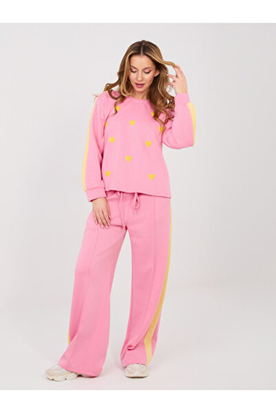 rue parıs Compleu Dama Maneca lunga, Imprimat, RUE PARIS, Roz Casual Model IT...